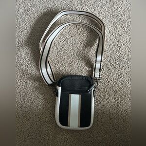 Black and White Crossbody Bag